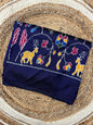 Navy Blue Patola Silk Saree